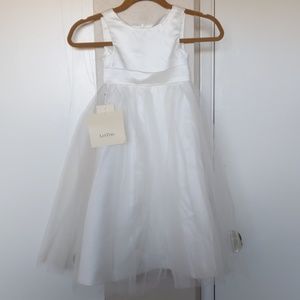 Child Flower Girl/Baptismal Formal Satin Dress